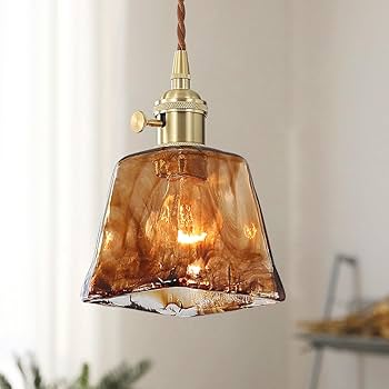 アンティークランプ ガラスシェード アンティーク ガラスシェード 吊り下げランプ - STAGE ANTIQUE